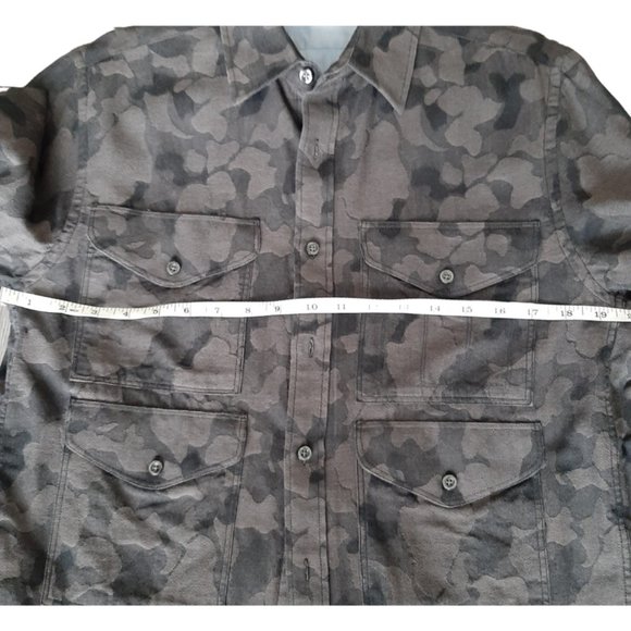 John Lennon Black and Gray Camo Shirt - size M - Picture 5 of 8